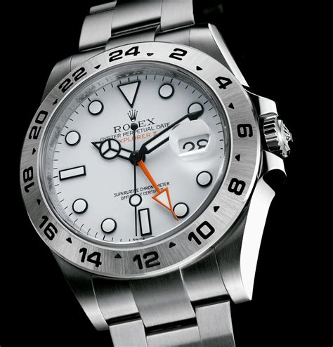 rolex orange hand|Rolex with orange face.